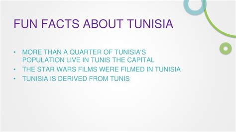 fun facts about tunisia.